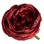 Kunstbloem Rose (set van 4) polyester PVC - Donker paars