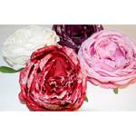 Fleurs artificielles Rose III (lot de 4) Polyester PVC - Multicolore