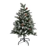 Sapin de Noël Flemma II Fer / Polyester PVC - Vert - Hauteur : 90 cm