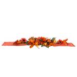 Chemin de table LED Fleurs d’automne Polyester PVC - Orange