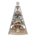 Kerstdecoratie Engan sparrenhout - beige