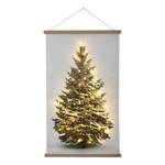 Toile lumineuse LED Farelas III Sapin - Vert