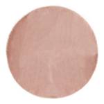 Dierenvel Novara polyester - Oud pink - Diameter: 120 cm