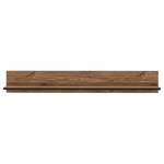 Wandplank Trylith rustieke eikenhouten look/zwart