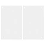 Fornuisafdekplaat Nero Carrara veiligheidsglas - zwart - 60 x 52 cm