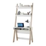 Bureau avec rangement Vela Blanc / Imitation chêne Sanremo