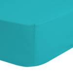 Drap-housse en jersey Henty Coton - Aqua - 100 x 200 cm