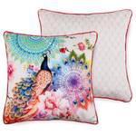 Coussin Bengta II Velours de polyester - Multicolore