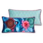 Coussin Ofelia I Velours de polyester - Multicolore