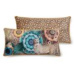 Coussin Zenta I Velours de polyester - Multicolore