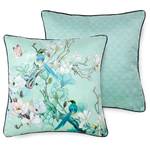 Coussin Shi II Velours de polyester - Vert