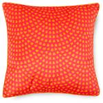 Coussin Yuki II Velours de polyester - Rouge