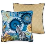 Coussin Laska II Velours de polyester - Bleu