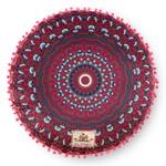 Coussin Ruby II Velours de polyester - Rouge