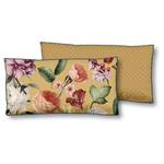 Coussin Fiori I Velours de polyester - Ocre