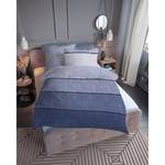 Parure de lit en flanelle 0007629 Coton - Bleu - 135 x 200 cm + oreiller 80 x 80 cm