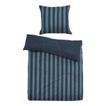 Copripiumino e federa 0847211 flanella Cotone - Blu jeans - 155 x 220 cm + cuscino 80 x 80 cm