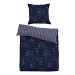 Parure de lit en satin 0067627 Coton - Bleu - 135 x 200 cm + oreiller 80 x 80 cm