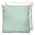 Taie d’oreiller en satin mako 0636047 Coton - Vert menthe - 80 x 80 cm