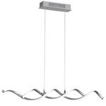 LED-Pendelleuchte Bonney Silber - Metall - 9 x 150 x 9 cm