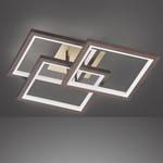 LED-plafondlamp Muriel polycarbonaat/ijzer - 1 lichtbron