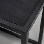 Tavolino Dareton I Quercia massello / Metallo - Quercia nero / Nero