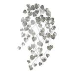 Wandobjekt Herzregen Aluminium - Silber