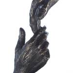 Skulptur Two Hands Kunstharz - Bronze