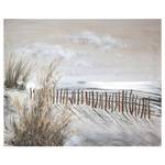 Impression sur toile Dunes magiques Lin - Marron