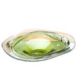 Schaal Florenz gekleurd glas - groen