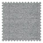 Divano angolare Landaff I Tessuto - Tessuto Sioma: grigio chiaro - Longchair preimpostata a destra - Funzione letto - Senza Sgabello