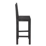 Tabouret de bar Keyport Manguier massif - Manguier noir