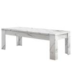 Table basse Carrara Imitation marbre blanc