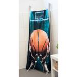 Badlaken Basketball Blauw - Textiel - 75 x 150 cm