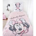 Beddengoed Minnie Mouse III Roze - Wit - Textiel
