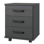 Caisson de bureau Nottingham Gris - Bois manufacturé - 46 x 58 x 40 cm