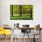 Impression sur toile Prairies I Vert - 90 x 60 x 2 cm - Largeur : 90 cm