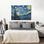 Canvas Notte stellata I Blu - 80 x 60 x 2 cm - Larghezza: 80 cm