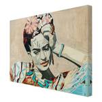 Impression sur toile Frida Kahlo I Beige - 80 x 60 x 2 cm