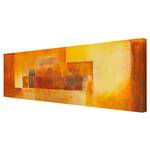Impression sur toile Été indien I Orange - 120 x 40 x 2 cm - Largeur : 120 cm