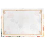 Impression sur toile Fleurs d’été VII Multicolore - 90 x 60 x 2 cm - Largeur : 90 cm