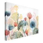 Canvas Fiori in estate I Bianco - 120 x 80 x 2 cm - Larghezza: 120 cm