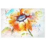 Afbeelding Painted Sunflower II oranje - 90 x 60 x 2 cm - Breedte: 90 cm