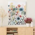 Afbeelding Wilde Bloemen in de Zomer IV wit - 60 x 80 x 2 cm - Breedte: 60 cm