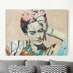 Afbeelding Frida Kahlo Collage II beige - 80 x 60 x 2 cm