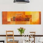 Canvas Estate astratta II Arancione - 150 x 50 x 2 cm - Larghezza: 150 cm