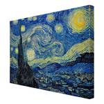 Afbeelding Sterrennacht II blauw - 80 x 60 x 2 cm - Breedte: 80 cm