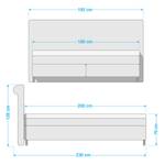 Boxspring Simon Zwart - H4 hard