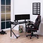 Bureau gamer LED Evinston II Noir