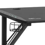 LED-gaming tafel Evinston II zwart